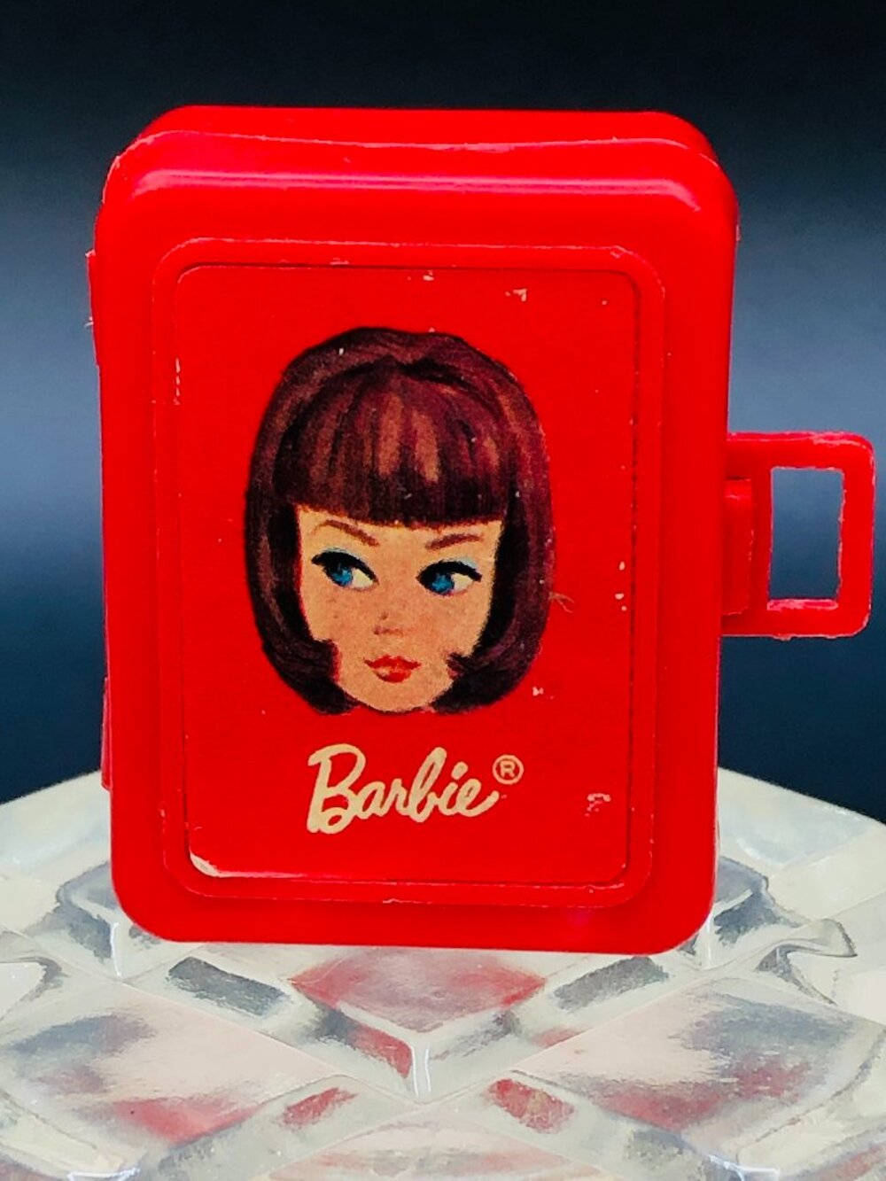 Vintage 60s Barbie Tutti Let's Play American Girl Red Suit Case #3608: Mattel